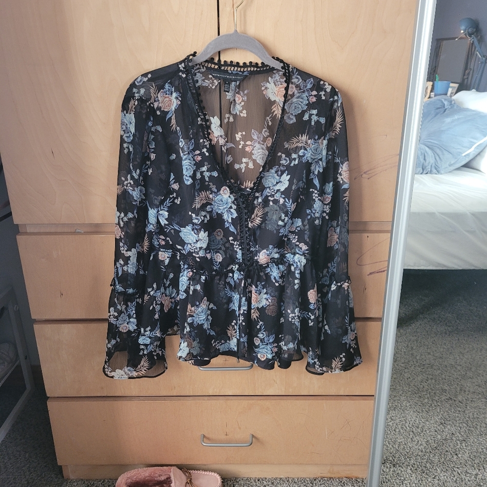 2 piece blouse